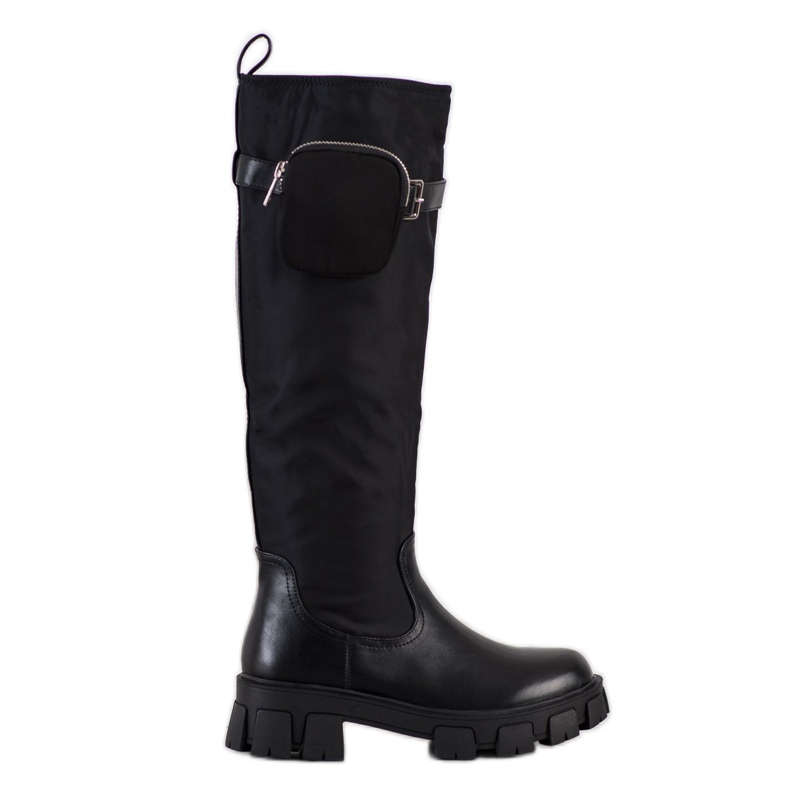 Seastar Botas negras con bolsillo negro