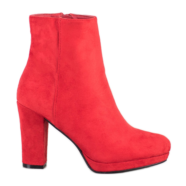 Seastar Botas con tacones altos rojo
