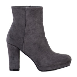 Seastar Botas con tacones altos gris