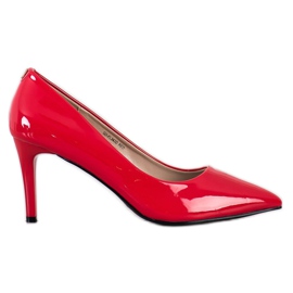 Goodin Tacones altos con estilo rojo