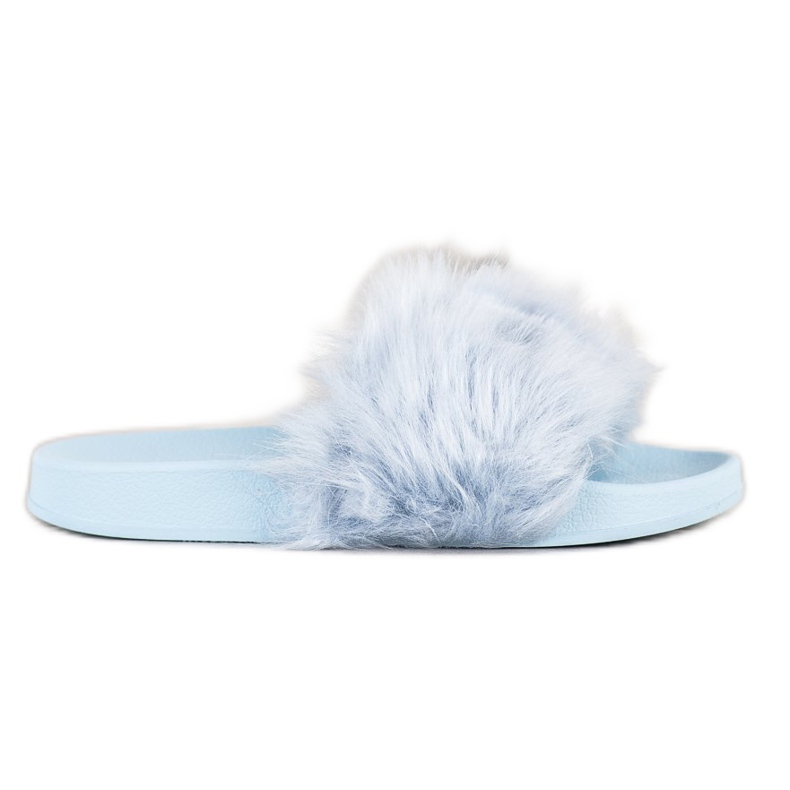 SHELOVET Zapatillas de Goma con Piel azul