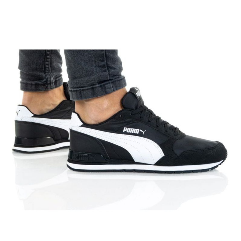 Puma St Runner V2 Nl Jr 365293 01 negro azul Puma St Runner V2 Nl Jr 365293 01 negro azul