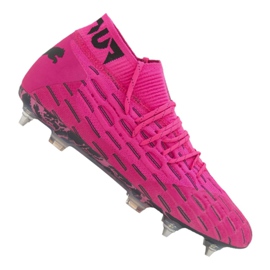 Botas de fútbol Puma Future 6.1 Netfit Mx Sg M 106178-03 multicolor rosa