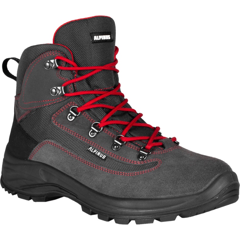 Zapatos de trekking Alpinus Brahmatal High Active grafito-rojo GR43321 multicolor