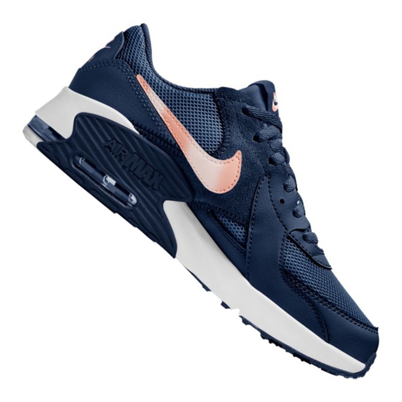 Nike Air Max Excee Gs Jr CD6894-400 blanco azul marino