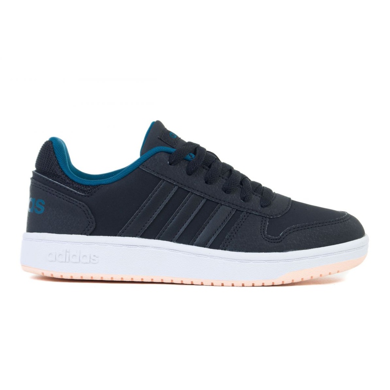 Zapatillas Adidas Hoops 2.0 K EE6718 negro verde Zapatillas Adidas Hoops 2.0 K EE6718 negro verde