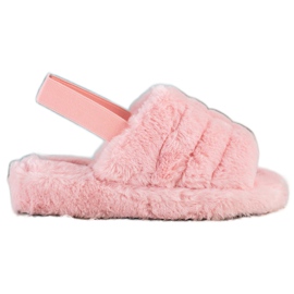 Seastar Zapatillas cálidas con piel rosado Seastar Zapatillas cálidas con piel rosado