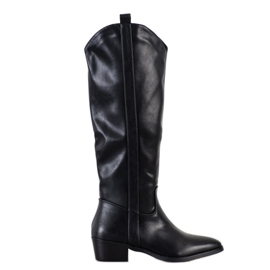 Seastar Botas de vaquero casual negro