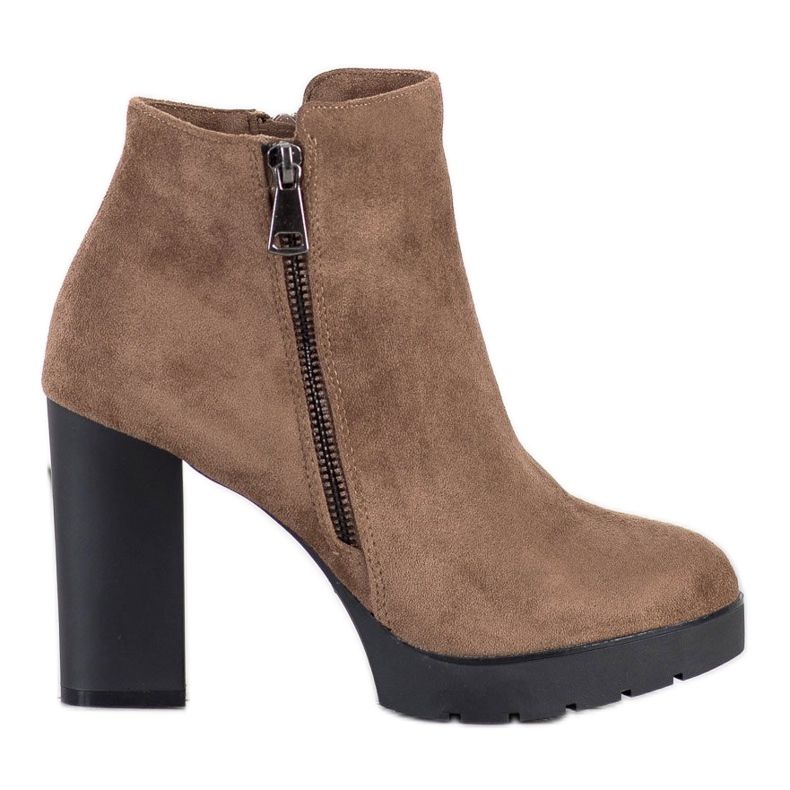 Small Swan Botas de tacon alto marrón Small Swan Botas de tacon alto marrón