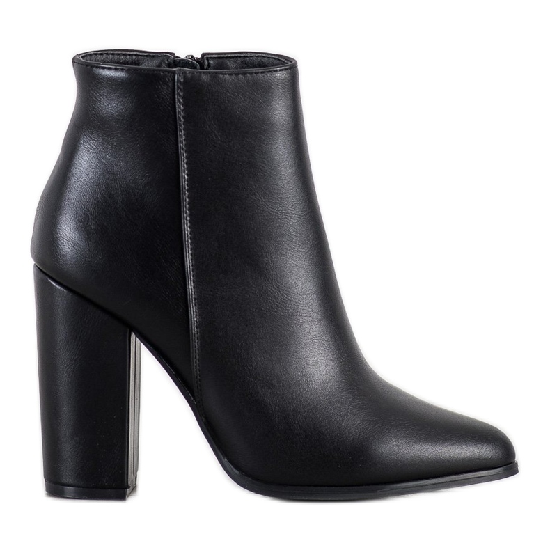Camo Botas clásicas de cuero ecológico negro