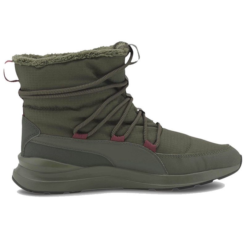 Zapatillas de mujeres Puma Adela Winter Boot Thyme verde 369862 05
