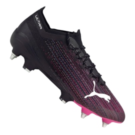 Botas de fútbol Puma Ultra 1.1 Mx Sg M 106076-03 negro, negro, púrpura negro