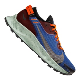 Zapatillas de running Nike Pegasus Trail 2 Gtx W CU2018-600 rojo azul multicolor