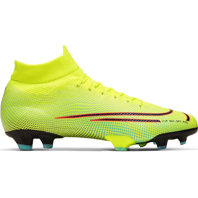 Zapatillas de fútbol Nike Mercurial Superfly 7 Pro Mds Fg BQ5483 703 blanco, negro, rosa amarillo