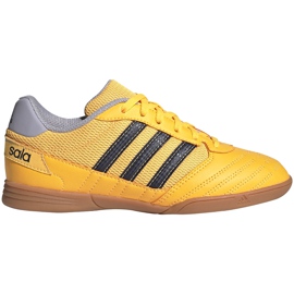 Zapatillas de fútbol Adidas Super Sala In Junior amarillas FX6759 amarillo amarillo