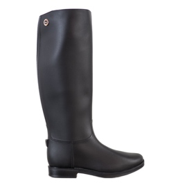 SHELOVET Chanclos negros altos
