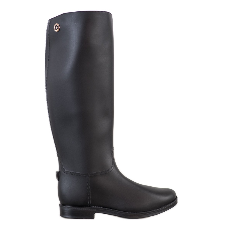 SHELOVET Chanclos negros altos