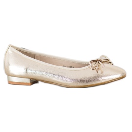 Goodin Bailarina elegante con un lazo dorado