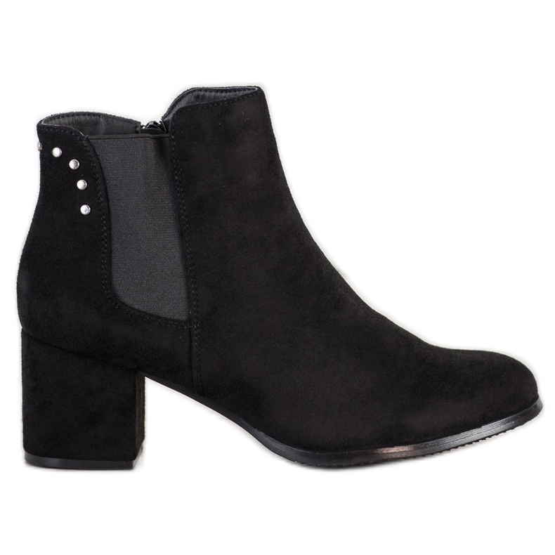 J. Star Botas calientes en tacones altos negro