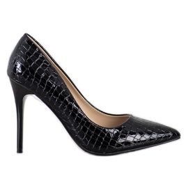 Goodin Bombas de moda en un alfiler negro