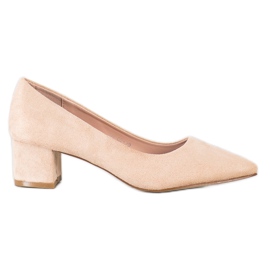 Goodin Zapatos de tacón beige en Spitz