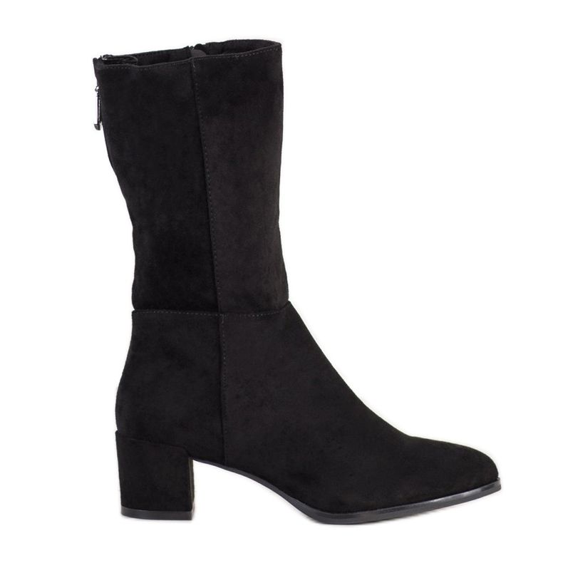 Botas altas de Sergio Leone negro Botas altas de Sergio Leone negro