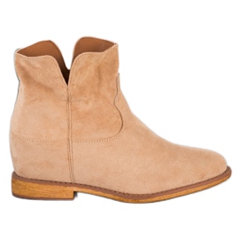 Sergio Todzi Botas de vaquero en una cuña beige