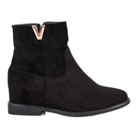 Sergio Todzi Botas de cuña elegantes negro