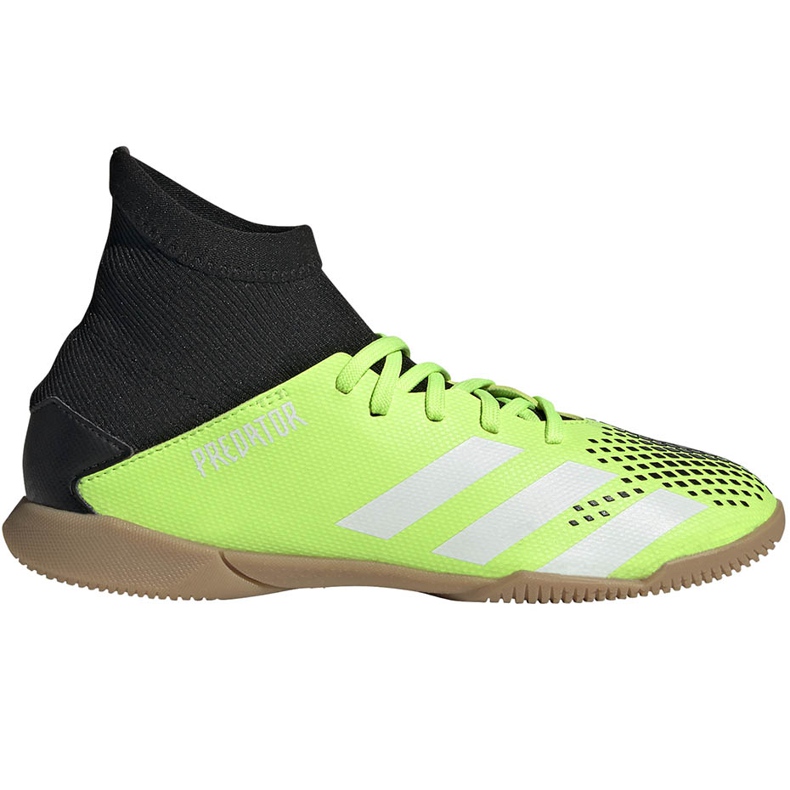 Verde adidas Predator 20.3 In Junior botas de fútbol EH3028