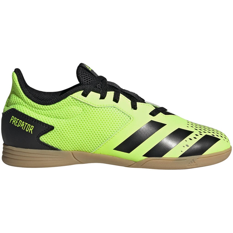 Botas de fútbol adidas Predator 20.4 In Sala Junior verde-negras EH3043