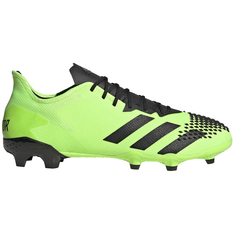 Botas de fútbol adidas Predator 20.2 Fg verde y negro EH2932