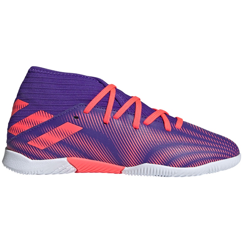 Zapatillas de fútbol adidas Nemeziz.3 In Junior violeta-rosa EH0582 azul marino
