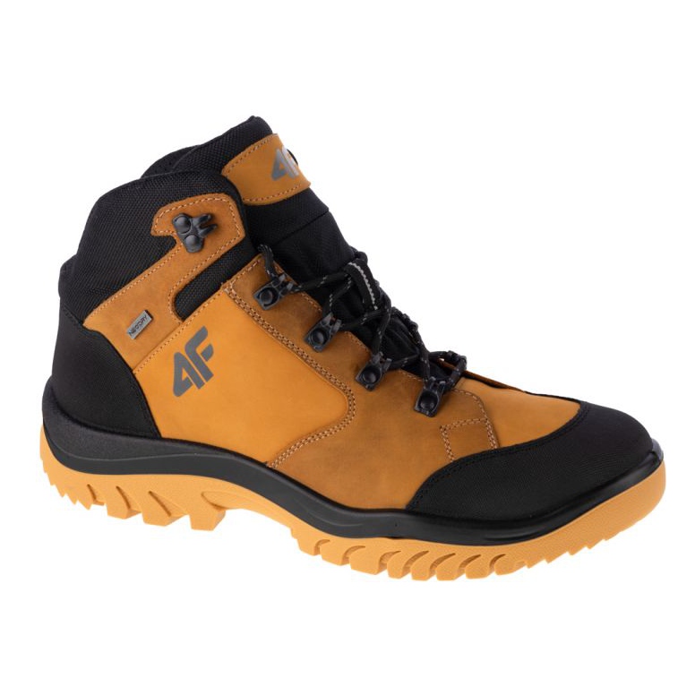 4F Zapatillas Trek M H4Z20-OBMH251 83S para hombre negro amarillo