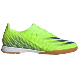 Botas de fútbol Adidas X Ghosted.3 In M EG8207 naranja, verde verde