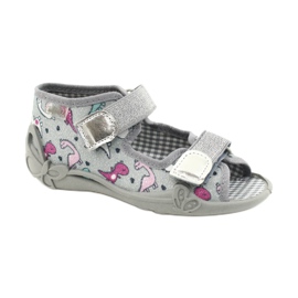 Calzado infantil befado 242P105 plata gris