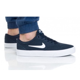 Calzado Nike Sb Charge Suede M CT3463-401 blanco azul marino