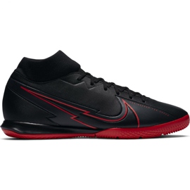 Calzado de fútbol Nike Mercurial Superfly 7 Academy Ic M AT7975 060 púrpura negro