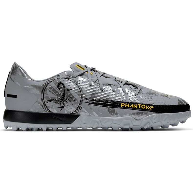 Zapatillas de fútbol Nike Phantom Gt Scorpion Academy Dynamic Fit Tf DA2263 001 negro gris