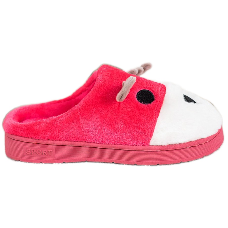 Bona Zapatillas de reno beige blanco rojo