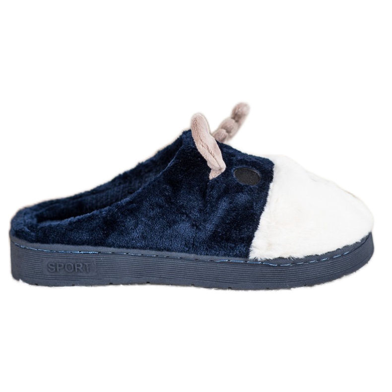 Bona Zapatillas de reno beige blanco azul marino