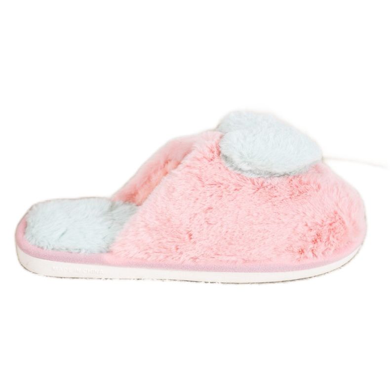 Bona Zapatillas con un corazón rosado gris Bona Zapatillas con un corazón rosado gris