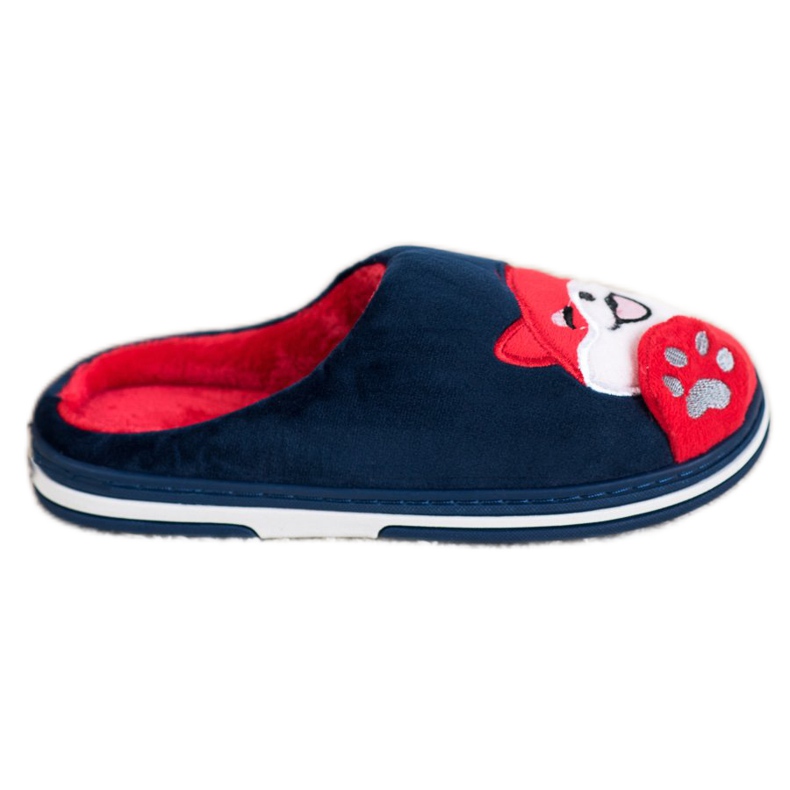 Bona Zapatillas de bienvenida a casa blanco rojo azul marino