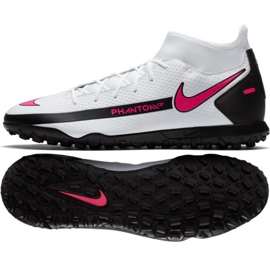 Calzado de fútbol Nike Phantom Gt Club Df Tf CW6670 160 blanco multicolor