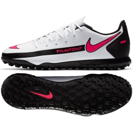 Calzado de fútbol Nike Phantom Gt Club Tf M CK8469 160 blanco multicolor