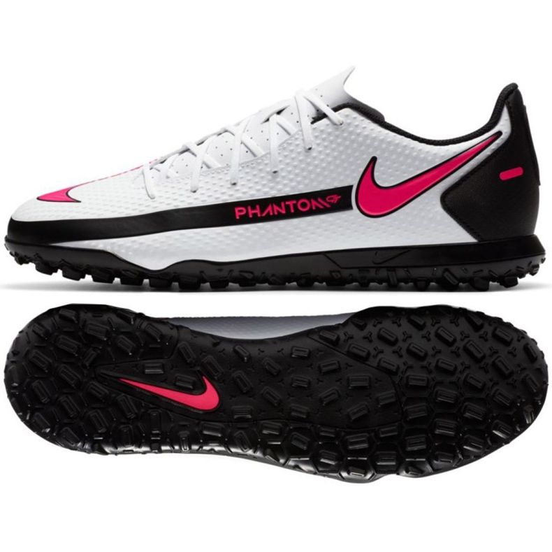 Calzado de fútbol Nike Phantom Gt Club Tf M CK8469 160 blanco multicolor