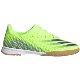 Botas de fútbol Adidas X Ghosted.3 In Jr EG8223 verde verde