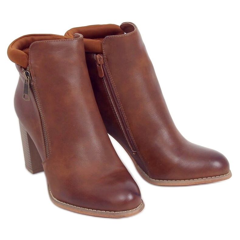 Camel 4599 Tacones camel marrón