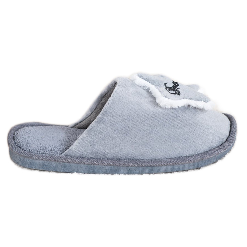 Bona Cómodas pantuflas de ensueño gris
