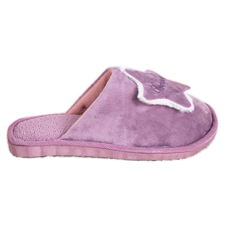 Bona Cómodas pantuflas de ensueño violeta