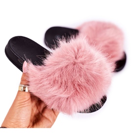 Pantuflas Infantiles de Piel Fashionista Rosa rosado